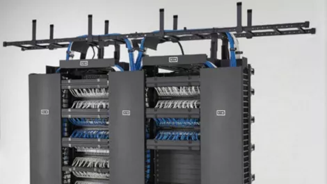 Eaton ups cable capacity, reduces data center footprint with new rack