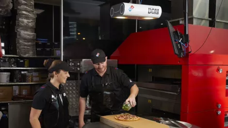Domino's new smart tech keeps an eye on pizza quality