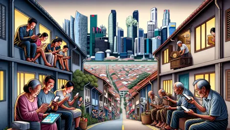 Singapore's digital divide: Wealth impact on tech use